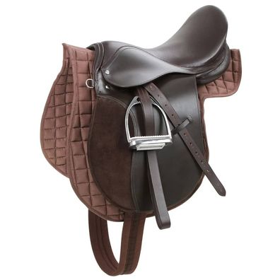 Kerbl Haflinger-Sattel Leder Braun 32198