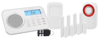 Olympia Protect 9878 Haus Alarmanlage GSM Funk Alarmsystem & Außensierene Set