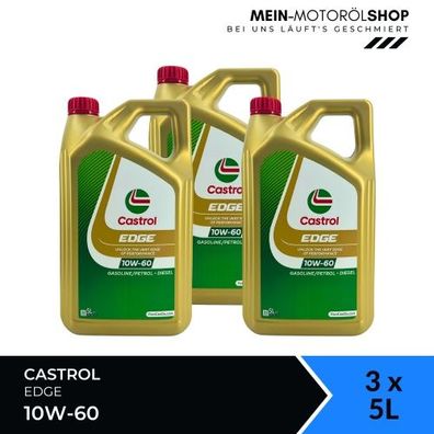 Castrol Edge 10W-60 3x5 Liter