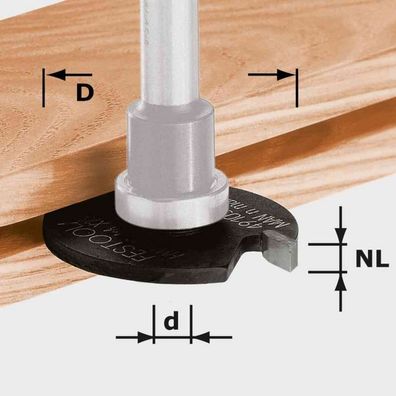 Festool Scheibennutfräser Nutfräser Fräser Oberfräse OF 900-2200 HW D40x4 491059