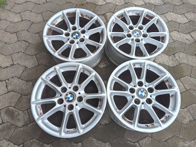 4x Original BMW Alufelge 7Jx16 ET20 5/120 36116761990 6761990 5er E60 E61 |085