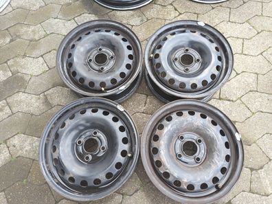 4x Original Stahlfelge VW Up Skoda Citigo Seat Mii 5Jx14H2 4x100 ET35 |385