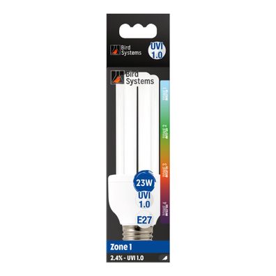 Bird Systems - Bird Lamp Pro, E27 Kompaktlampe - 2.4% UVB, 23W