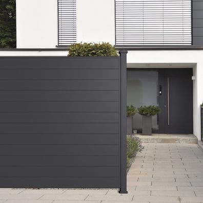 Soncost Sichtschutzzaun Prifence Aluminium-Zaunsystem