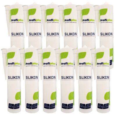 12x ProfiPlus Silikon Neutral Vernetzend 310ml