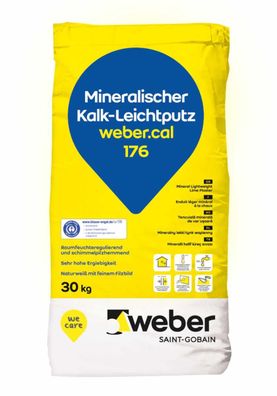 42x weber. cal 176 Mineralischer Kalk-Leichtputz 30kg