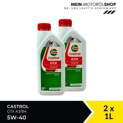 Castrol GTX 5W-40 A3/B4 2x1 Liter