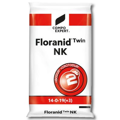 COMPO EXPERT Rasendünger Floranid Twin NK 25 kg Profidünger Langzeitrasendünger