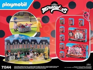 Playmobil Adventskalender Miraculous 71344: Ladybug Picknick in Paris 2024 Gesch