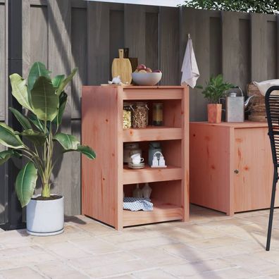 vidaXL Outdoor-Küchenschrank 55x55x92 cm Massivholz Douglasie