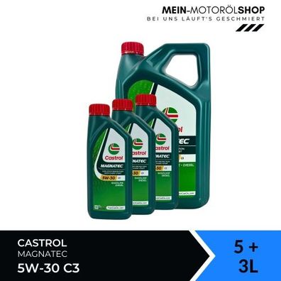 Castrol Magnatec 5W-30 C3 5 + 3 Liter