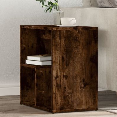 vidaXL Beistelltisch Räuchereiche 50x30x50 cm Holzwerkstoff