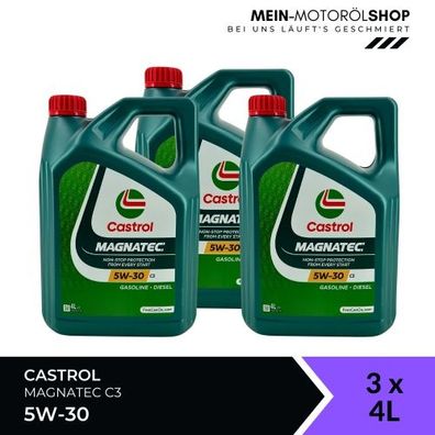 Castrol Magnatec 5W-30 C3 3x4 Liter