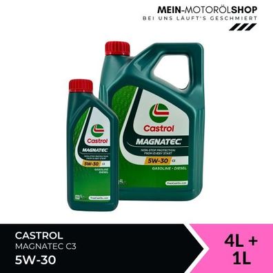 Castrol Magnatec 5W-30 C3 4 + 1 Liter