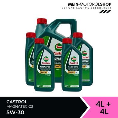 Castrol Magnatec 5W-30 C3 4 + 4 Liter