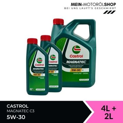 Castrol Magnatec 5W-30 C3 4 + 2 Liter