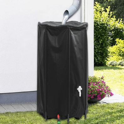 vidaXL Wassertank mit Wasserhahn Faltbar 380 L PVC