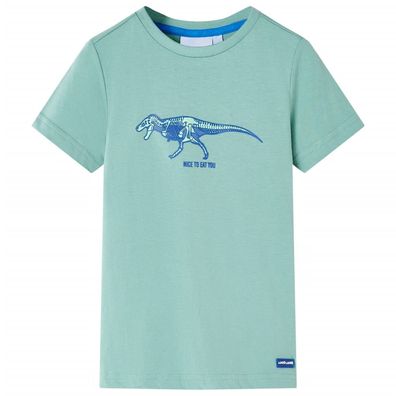 Kinder-T-Shirt Helles Khaki 92