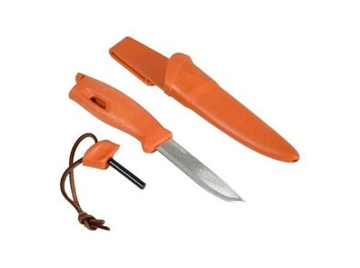 Light my Fire Swedish FireKnife | Bio 2in1 | Rustyorange | Messer inkl. Feuerstahl