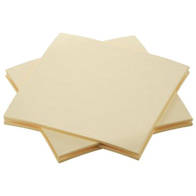 Bio Dunisoft® Serviette 20 x 20 cm Cream | Packung (180 Stück)