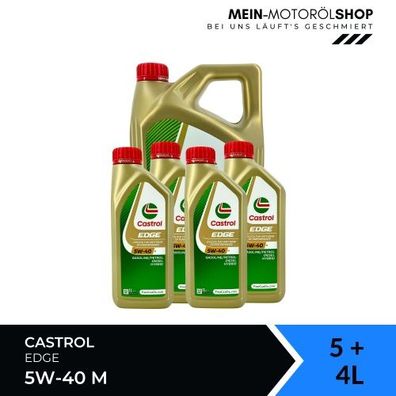 Castrol Edge 5W-40 M 5 + 4 Liter