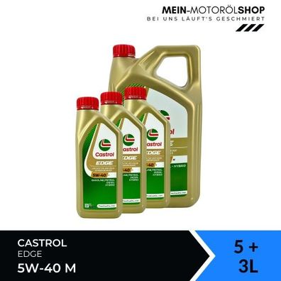 Castrol Edge 5W-40 M 5 + 3 Liter