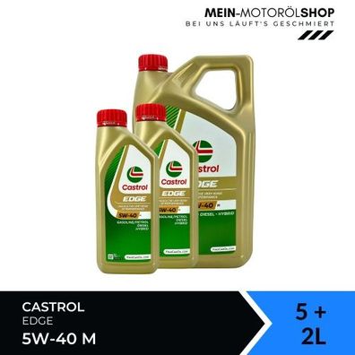 Castrol Edge 5W-40 M 5 + 2 Liter