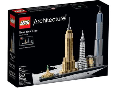 LEGO Architecture 21028 New York City (2016) Empire State One World Trade Center