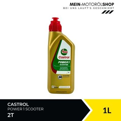 Castrol Power 1 Scooter 2T 1 Liter