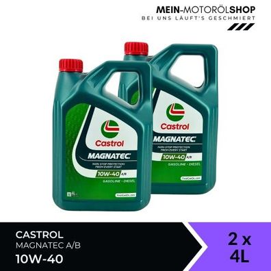 Castrol Magnatec 10W-40 A/B 2x4 Liter