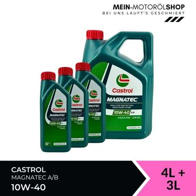 Castrol Magnatec 10W-40 A/B 4 + 3 Liter