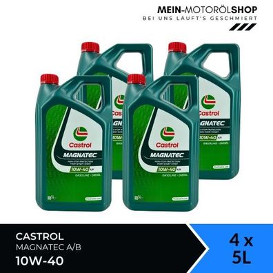 Castrol Magnatec 10W-40 A/B 4x5 Liter