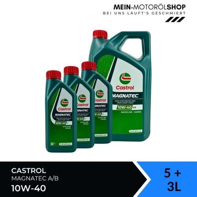 Castrol Magnatec 10W-40 A/B 5 + 3 Liter