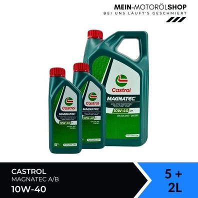 Castrol Magnatec 10W-40 A/B 5 + 2 Liter