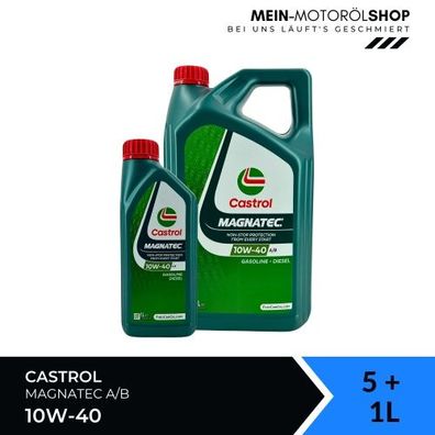 Castrol Magnatec 10W-40 A/B 5 + 1 Liter