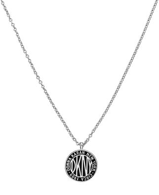 DKNY Schmuck Damen-Halskette Large Token Logo Pendant 5520025