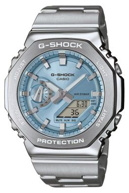 Casio G-Shock G-Steel Herrenuhr Hellblau GM-2110D-2AER