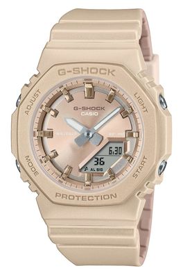 Casio G-Shock Classic Ana-Digi Damen-Armbanduhr Sand GMA-P2100ST-9AER