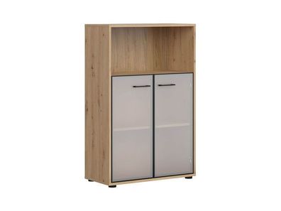 Highboard Space Office x 80 x 122 cm | Schwarz