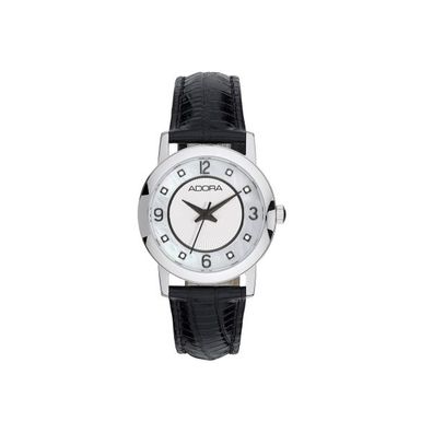 ADORA AT5552 Trends Uhr Damen Edelstahl Leder