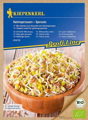 BIO Keimsprossen-Saat Scharfe Mischung, 40g