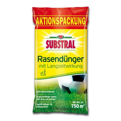 Substral Rasen-Dünger mit Langzeitwirkung - 15 kg