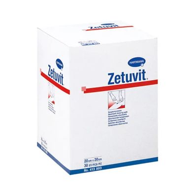 Hartmann Zetuvit® Saugkompresse, 20 x 20 cm, unsteril | Packung (30 Stück)