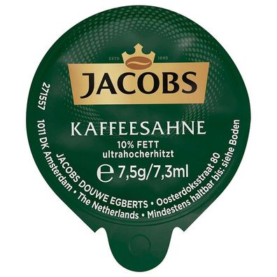 Jacobs 4031766 Kaffeesahne 10% - 240 Portionen à 7,5 g