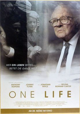 One Life - Original Kinoplakat A1 - Anthony Hopkins, Johnny Flynn - Filmposter