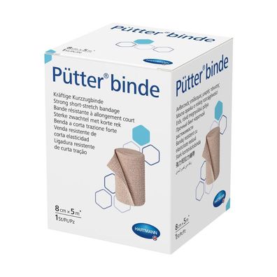 Hartmann Pütter-Verband® 8 cm x 5 m | Packung (1 Stück)