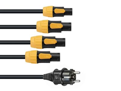 Eurolite IP T-Con Netzkabel 1-4, 3x2,5mm²