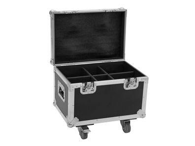 Roadinger Flightcase 4x LED TMH-13/17/S30/W36 mit Rollen