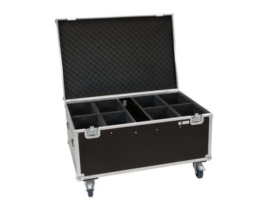 Roadinger Flightcase 8x LED IP PAR 12x8W QCL/12x9W SQL Spot mit Rollen