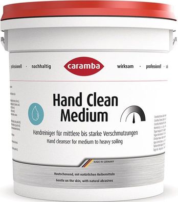 Handwaschpaste Hand Clean Medium 10l silikonfrei Eimer Caramba